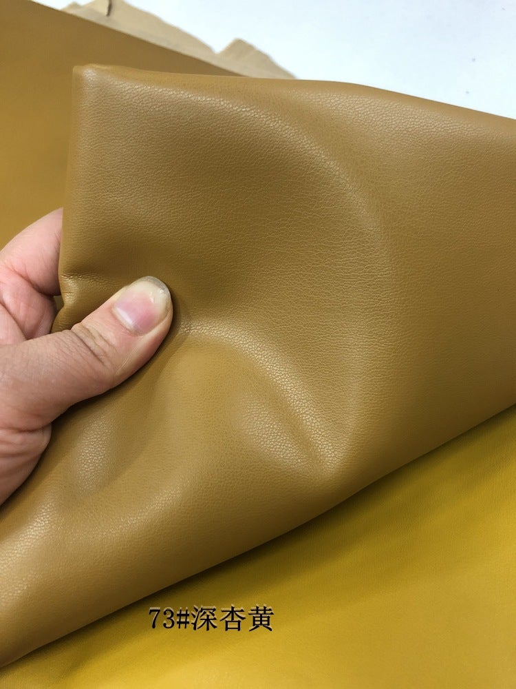 Stretching Pu Leather Thick Sheep Pattern 266 Super Soft Soft Quality Embroidered Soft Leather Bag Belt Garment Fabric - Image 1